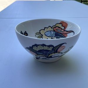 Anthropologie Floral Bowl